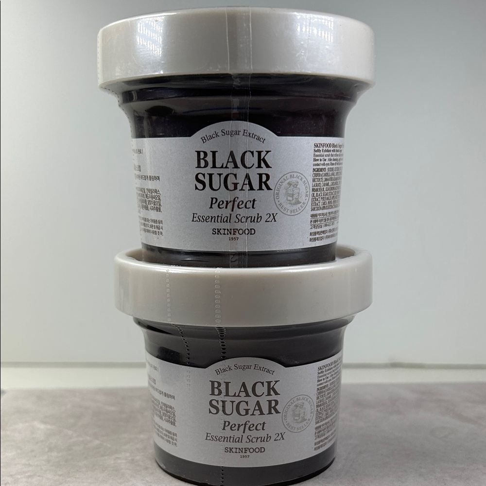 2 Skinfood Black Sugar Perfect Essential Scrub 2X